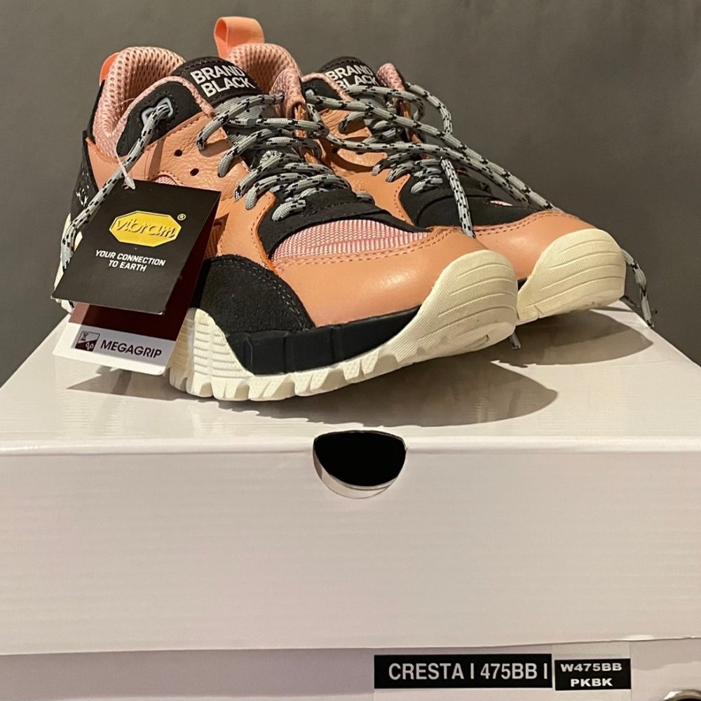 Brand Black Cresta Pink Black Trail Hiking Running Sneaker